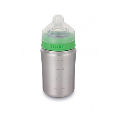 Klean Kanteen Baby Bottle 9oz 266ml with Medium Flow Nipple 6 + months 
